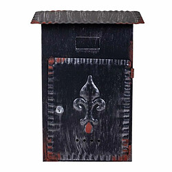 Boîte aux lettres Alexandra House Living Noir Fer 11 x 37 x 27 cm