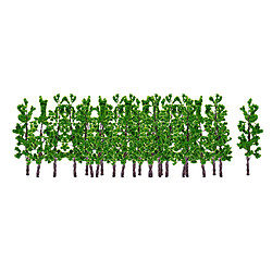 Avis 30x Modèles D'arbres Modèle de Paysage En Plastique Mise En Page Artificielle Forêt Tropicale Diorama, Modèle de Construction D'arbres de Gâteau, Modè