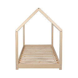 Avis Le Quai Des Affaires Lit cabane PANDA 90x190 + 1 sommier / Naturel