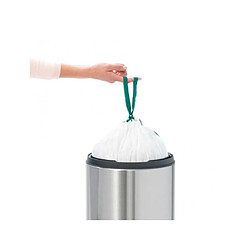 Poubelle 30l matt steel - 115349 - BRABANTIA pas cher