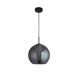 Searchlight Suspension Amsterdam Acier doux Noir mat 1 ampoule 37cm