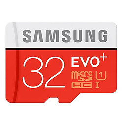 Samsung Carte memoire micro-SD Evo Plus 32 Go + adaptateur SD