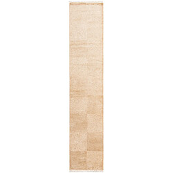 Vidal Tapis de couloir en laine 396x79 brun Darya