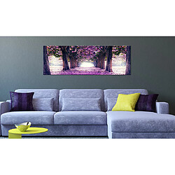 Artgeist Tableau - Automne calme en violet [120x40]