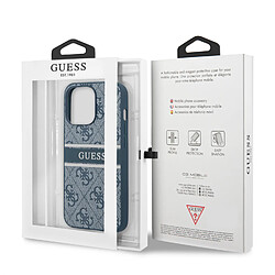 Acheter Guess Maroquinerie Guess GUHCP13L4GDBL Coque de protection pour iPhone 13 Pro / 13 6,1' 4G Stripe Bleu