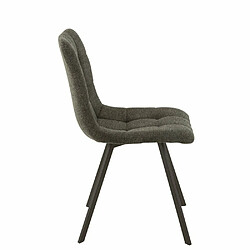 Acheter Inside 75 Chaise MILENA Gris Foncé