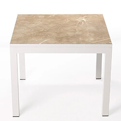 Ds Meubles Table Luxury 75x75 Noce BL