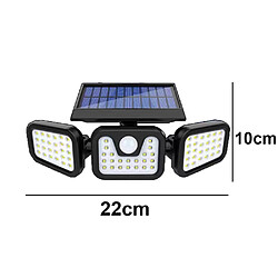 BESTA Lampes Solaires, Projecteurs Réglables Projecteurs Extérieurs Porche Jardin Patio Garage Accès