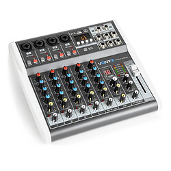 Vonyx VMM-K602 Table de mixage à 6 canaux Bluetooth Interface audio USB Vonyx