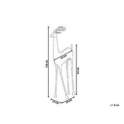 Avis Beliani Statuette déco renne doré 126 cm PELLO