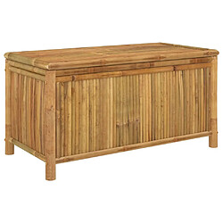 vidaXL Boîte de rangement de jardin 110x52x55 cm Bambou