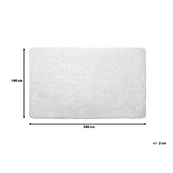 Beliani Tapis blanc 140 x 200 cm CIDE