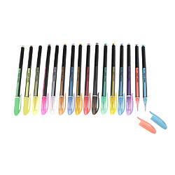 Acheter Marqueurs De Stylos Gel De Couleur Néon Scintillante Stylo Lumineux Fluorescent 16 Couleurs