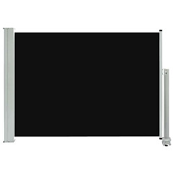 vidaXL Auvent latéral rétractable de patio 80x300 cm Noir