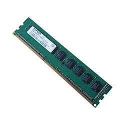 Barrette Mémoire 2Go RAM DDR3 ELPIDA EBJ20EF8BCFA-DJ-F DIMM PC3-10600E · Reconditionné PC3-10600 - 1333MHz