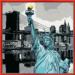 CreArt - carré - New York City - Ravensburger - Coffret complet - Peinture au numéro Adulte - Des 12 ans