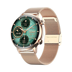 Yonis Montre Connectée Luxe 1.1' Bluetooth Appels Oxygène IP68