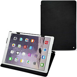 Housse cuir Apple iPad Pro 12' - Rabat horizontal - Negre poudro ( Pantone #111212 ) - NOREVE