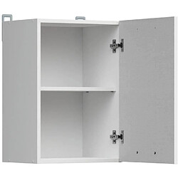 Tbs JUNONA Meuble haut 40 cm - 1 Porte - Blanc brillant