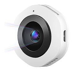 Chrono Mini caméra WiFi sans fil avec une voiture magnétique puissante pour la plongée à domicile 1080p/720p HD Super Mini caméra de surveillance, blanc