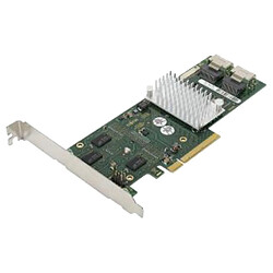 Carte SATA II Controller RAID Fujitsu D2616-A12 PCIe x8 2xSAS 6GB 512MB DDR2 800 - Occasion