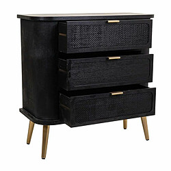 Acheter Commode Alexandra House Living Noir Bois MDF 35 x 81 x 80 cm