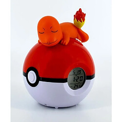 TEKNOFUN Pokémon - Réveil lumineux Pokeball Salamèche 18 cm