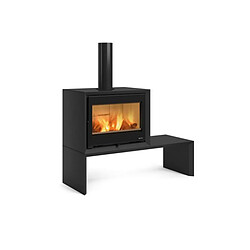 Avis Banc pour poêle à bois dante noir - 7115010 - NORDICA