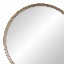 BigBuy Home Miroir mural Beige Naturel 54 x 6,8 x 54 cm