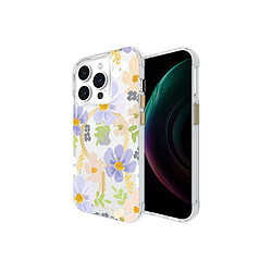 CASE MATE Coque pour Apple iPhone 15 Pro MagSafe Imprimé Floral Petite Marguerite Multicolore pas cher