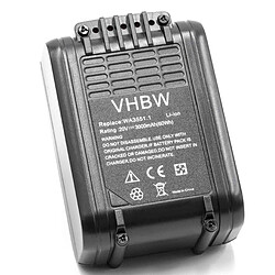 Avis vhbw Li-Ion Batterie 3000mAh (20V) pour outils Worx WX523.9, WX678, WX678.9 comme WA3551.1.