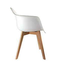 Avis The Home Deco Factory Fauteuil scandinave enfant - H. 54 cm - Blanc