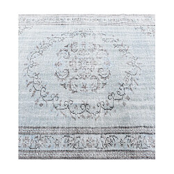 Avis Vidal Tapis de laine 257x163 Bleu Ultra Vintage