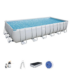 Piscine Hors-sol Tubulaire Bestway Power Steel 732x366x132 cm Filtre à Sable de 5.678 litres/heure