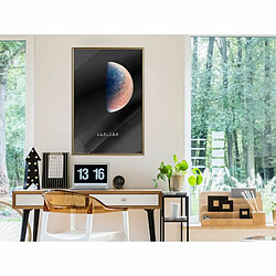 Paris Prix Affiche Murale Encadrée The Solar System Jupiter 40 x 60 cm Or