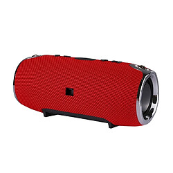 Wewoo Enceinte Bluetooth rouge Haut-parleur stéréo portable V4.1 avec sangle, microphone intégré, carte TF de soutien et AUX IN, Distance: 10m