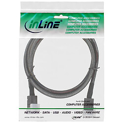 Câble InLine® Mini SAS HD SFF-8643 à SFF-8643 avec bande latérale de 1 m