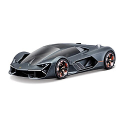 Universal 1: 24 Rencontre entre Lamborghini et Hray Alliage Luxury Car Moulding Model Toy Collection Cadeau(Gris)