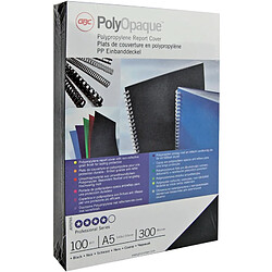 GBC Couverture de reliure PolyOpaque, A4, 0,30 mm, rouge ()