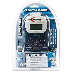 Ansmann Testeur de piles Energy Check LCD 10 x 3,4 x 19,5 cm 4000392