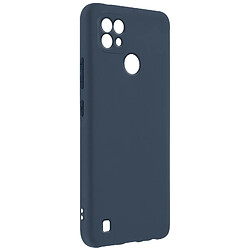 Avizar Coque effet mat Realme C21 bleu nuit