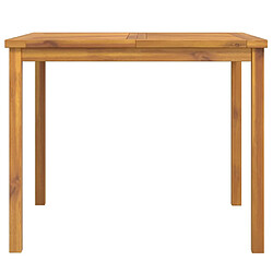 Avis vidaXL Table à manger de jardin 90x90x74 cm bois d'acacia solide