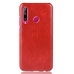 Wewoo Coque Antichoc Litchi Texture PC + étui en PU pour Huawei Honor 10i / 20i rouge