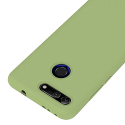 Avis Wewoo Coque Étui de protection étanche en silicone liquide de couleur unie pour Huawei Honor View 20 vert