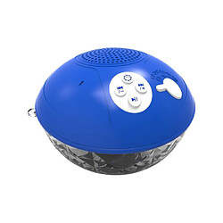 Magneticland Enceinte lumineuse étanche bleue 5W Mini-PLOOFBOX pas cher