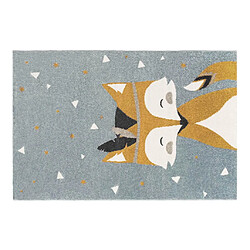 Vente-Unique Tapis enfant motif renard - 100 x 150 cm - multicolore - JUNIO