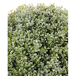 Pegane Plante artificielle haute gamme Spécial extérieur / Buis boule artificiel - Dim : H.89 x D.65 cm