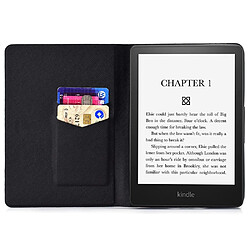 Etui en PU magnétique avec support et porte-cartes pour votre Amazon Kindle Paperwhite 5 (2021) - Ananas coloré