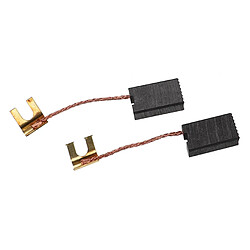 vhbw 2x Balais de charbon pour moteur 6,35 x 10 x 17mm compatible avec Eibenstock Automix 11502, Mxt 110 B outil électrique