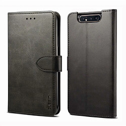 Wewoo Housse Coque Pour Galaxy A80 / A90 GUSSIM Business Style Étui en cuir à rabat horizontal avec support et fentes cartes et portefeuille noir